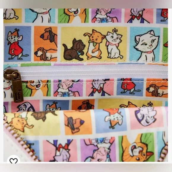 NWT Loungefly Disney’s Aristocats deluxe crossbody bag - Picture 4 of 7